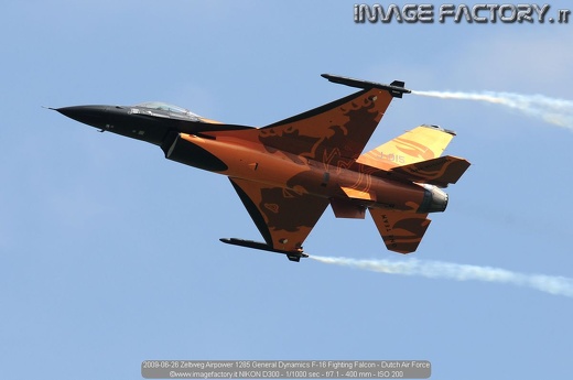2009-06-26 Zeltweg Airpower 1285 General Dynamics F-16 Fighting Falcon - Dutch Air Force